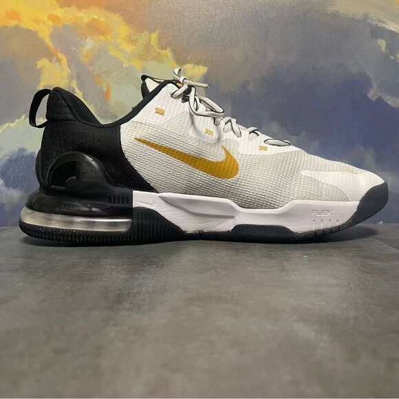 Nike Air Max Alpha Trainer 5 'White Gold Suede' DM0829-101 Men's Sneakers Sz 12 - Picture 13 of 16